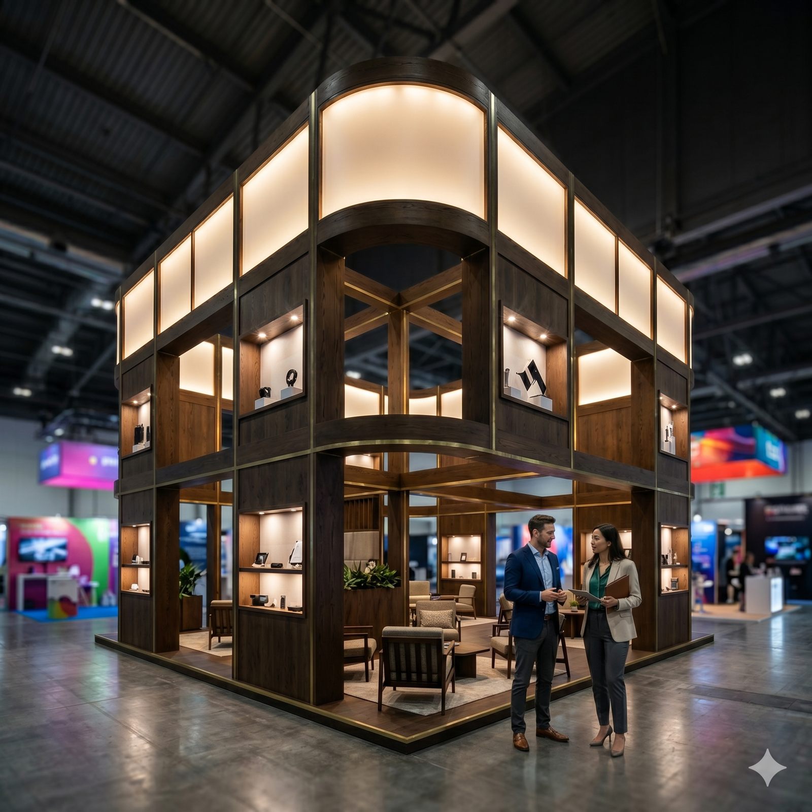 Exhibition fit-out and display work
