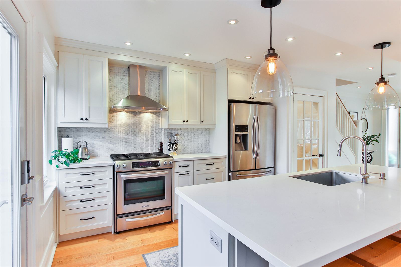 Kitchen cabinetry and wood finish